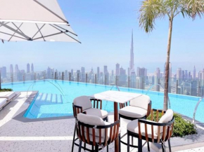 Iconic 1Bedroom Duplex with Skyline Views Near Downtown Dubai & Burj Khalifa